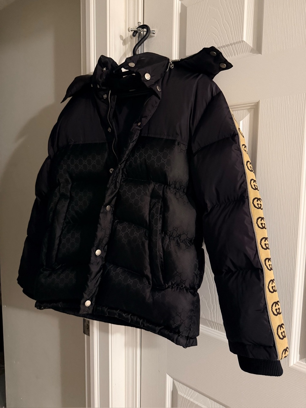 Black Gucci Puffer Jackett